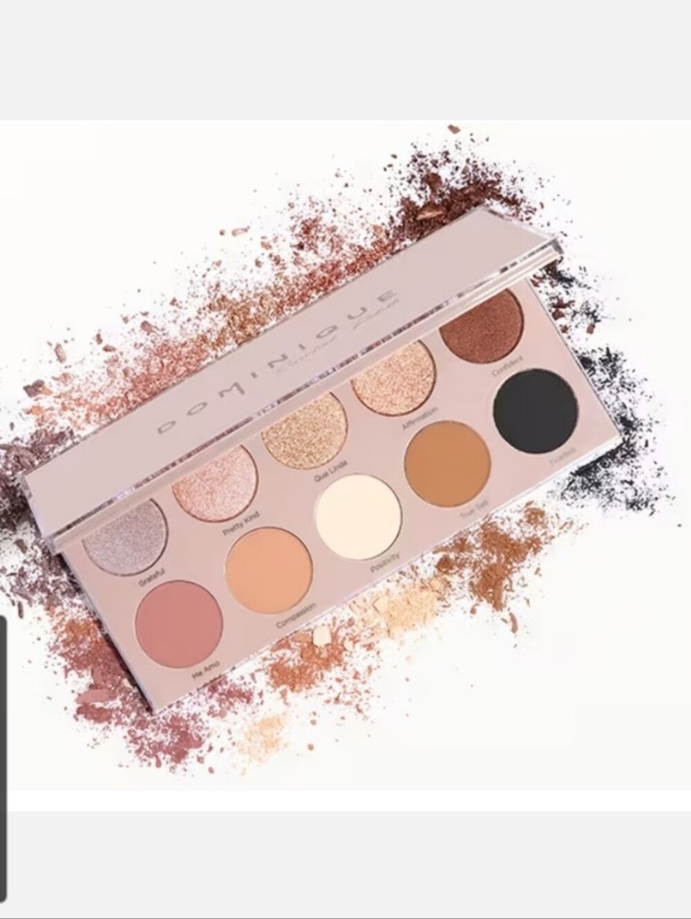 NIB Full Size Dominique Cosmetics Essential 10 Pan Eyeshadow Palette #735